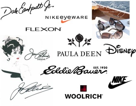 Eyewear brands list online